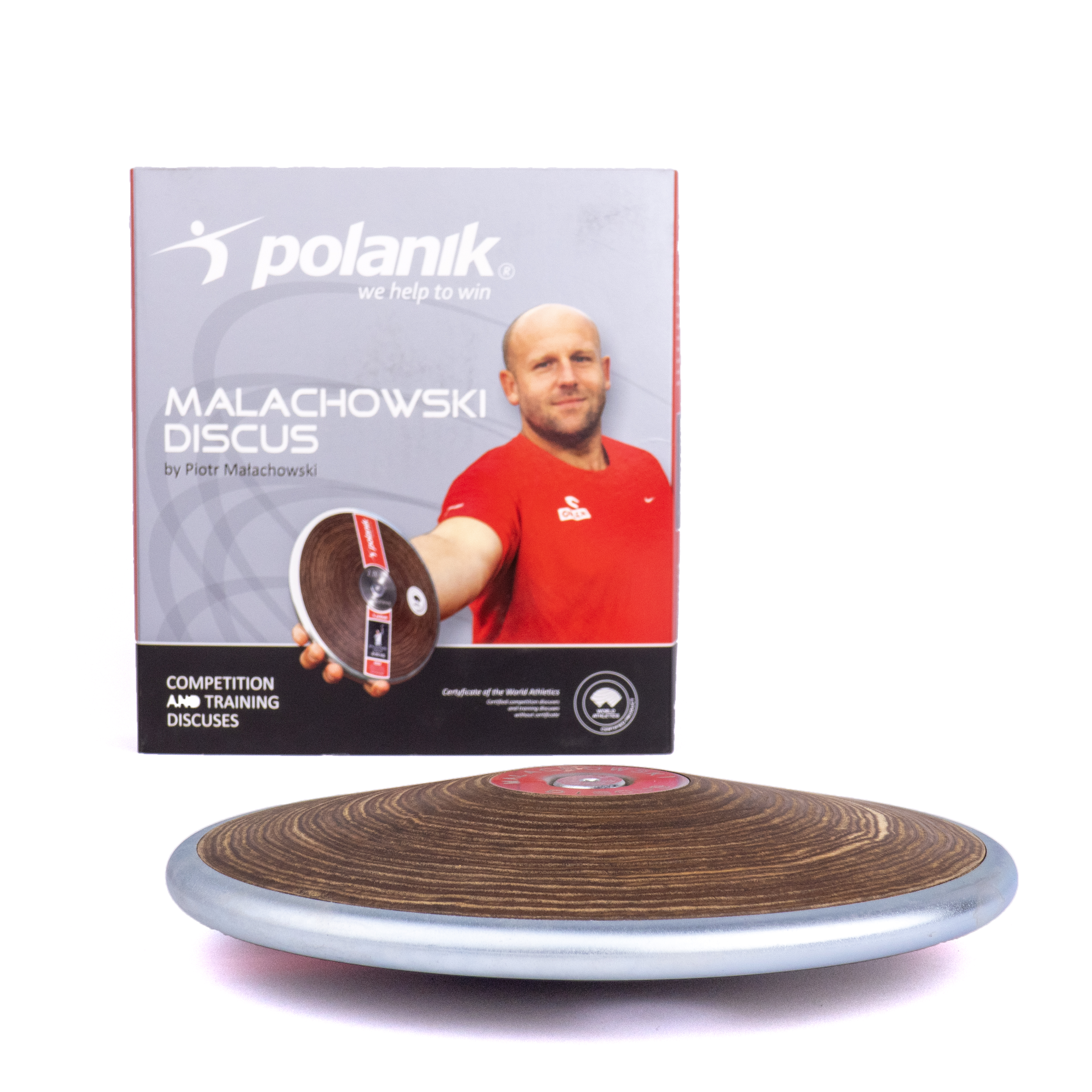 Polanik Malachowski Wettkampfdiskus und Trainingsdiskus
