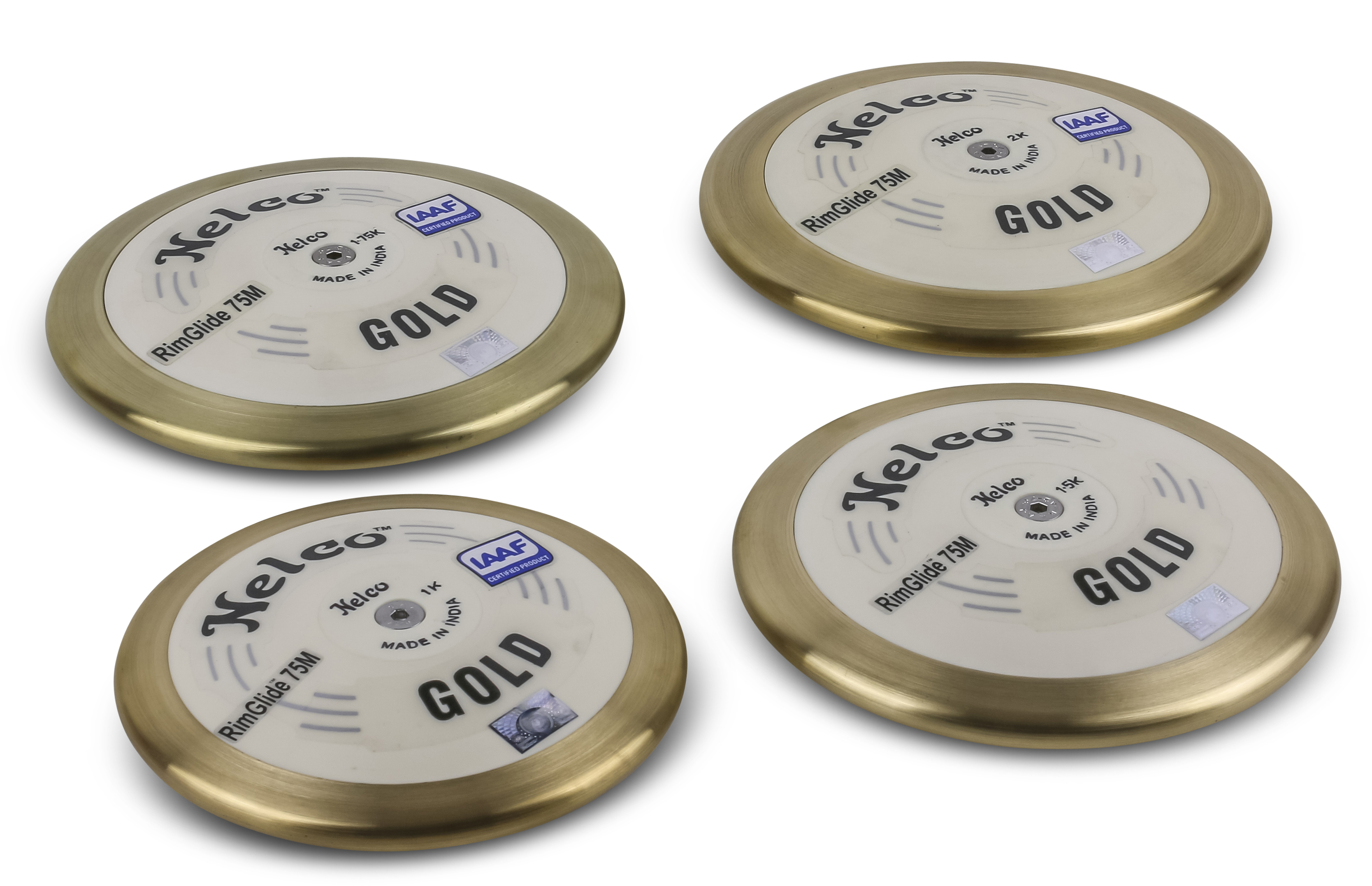 Nelco Wettkampfdiskus Gold Super Spin