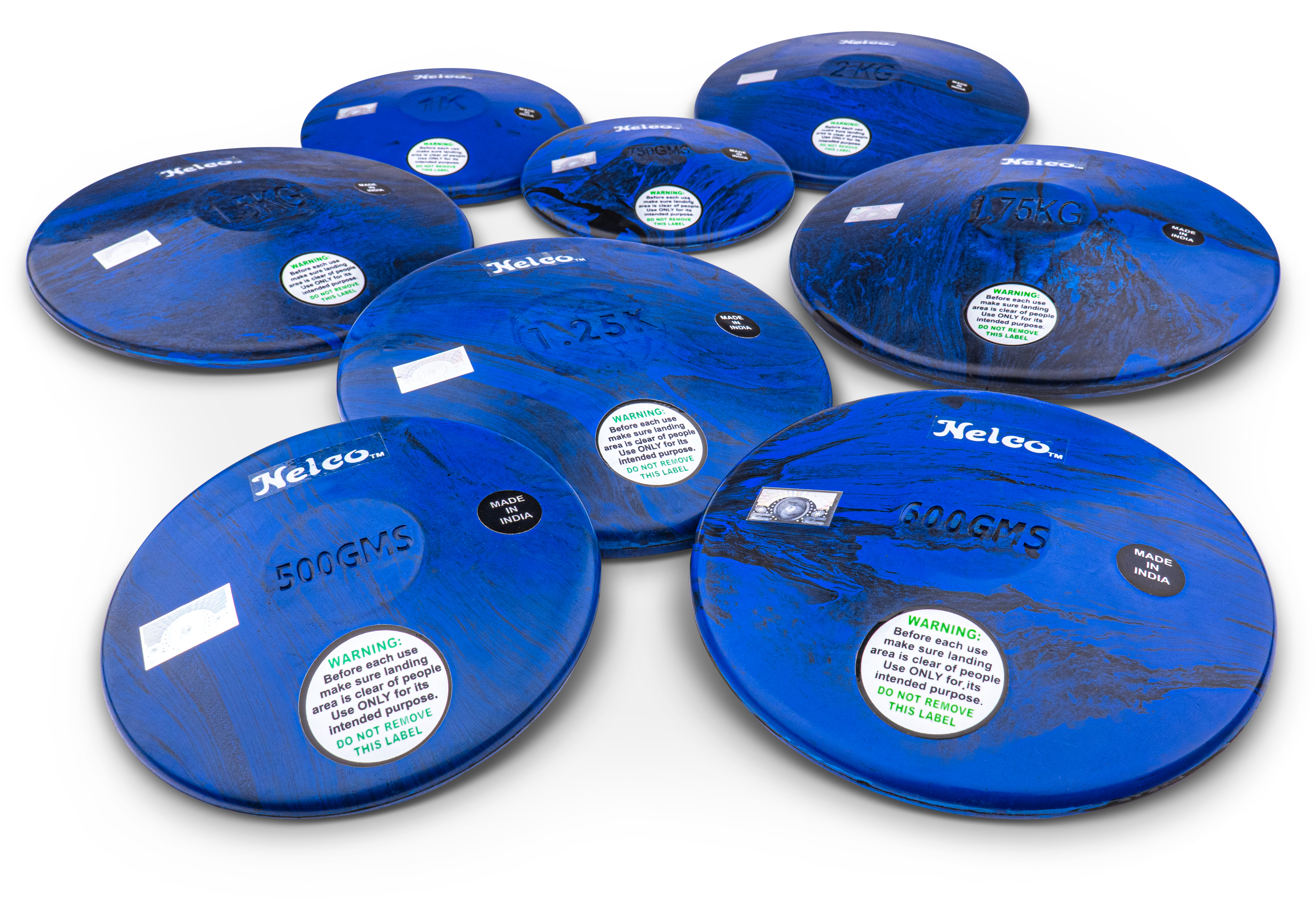 Nelco Diskus aus Gummi - Blue Fusion